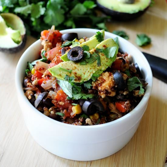 Southwestern Turkey Quinoa Skillet