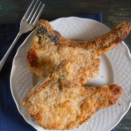 Italian breaded pork chops