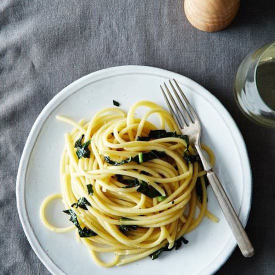 Pasta Cacio Pepe e Cavolo Nero