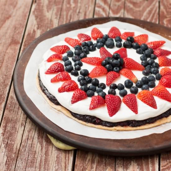 Berry Fruit Pizza Pie