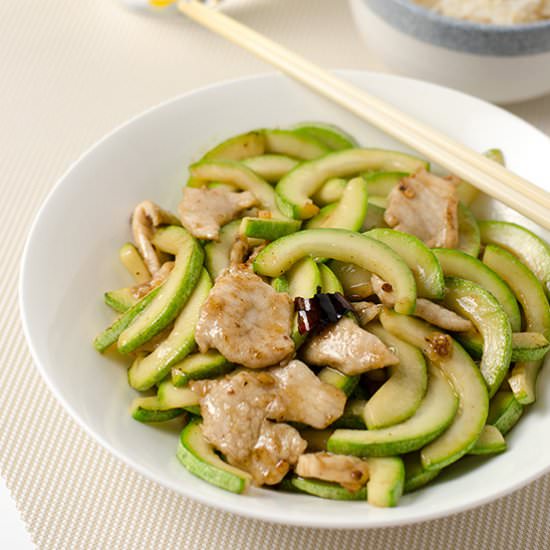 Zucchini and Pork Stir-Fry