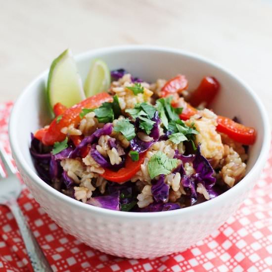 Red Cabbage Stir Fry