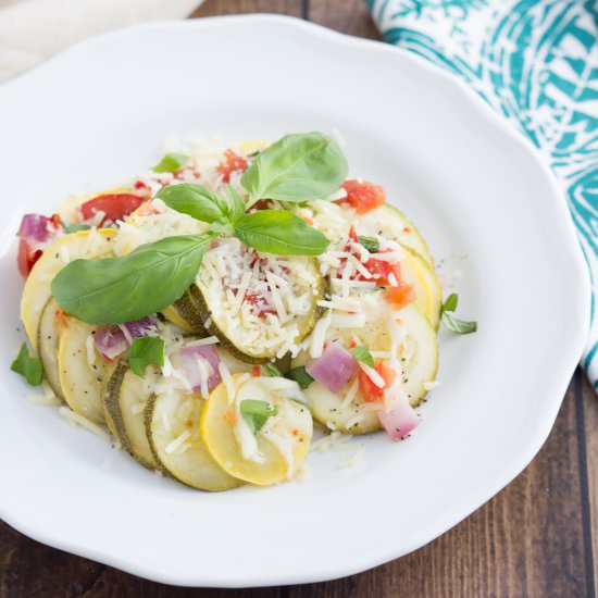 Summer Squash and Zucchini Gratin