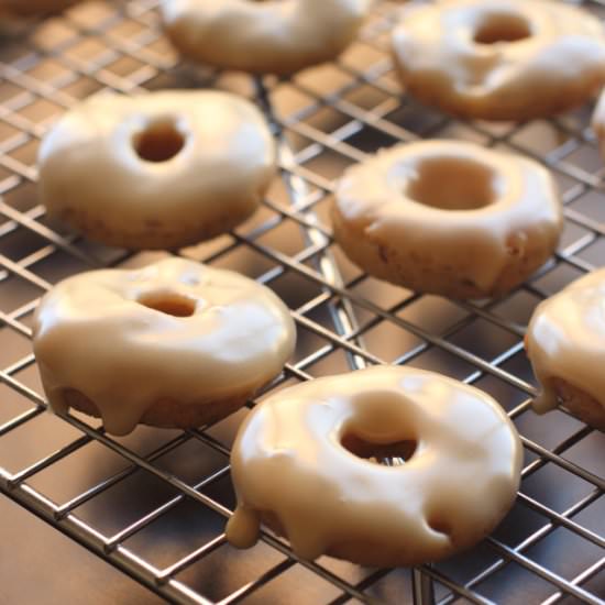 Vegan Maple Dip Donuts