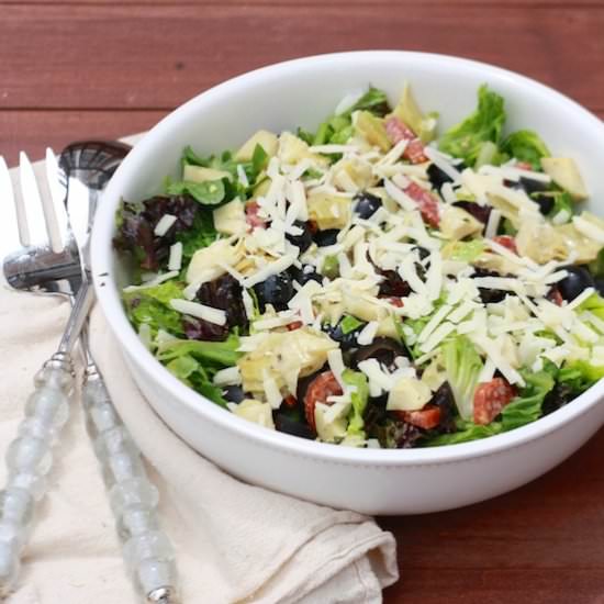 Simple Green Italian Salad