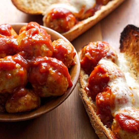 Barbecue Meatball Subs