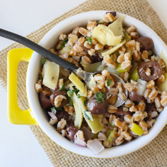 Greek Farro Salad