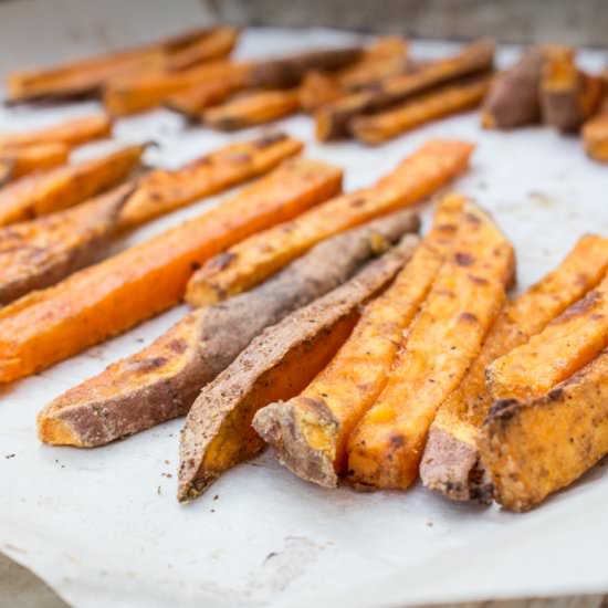 {Crispy} Sweet Potato Fries
