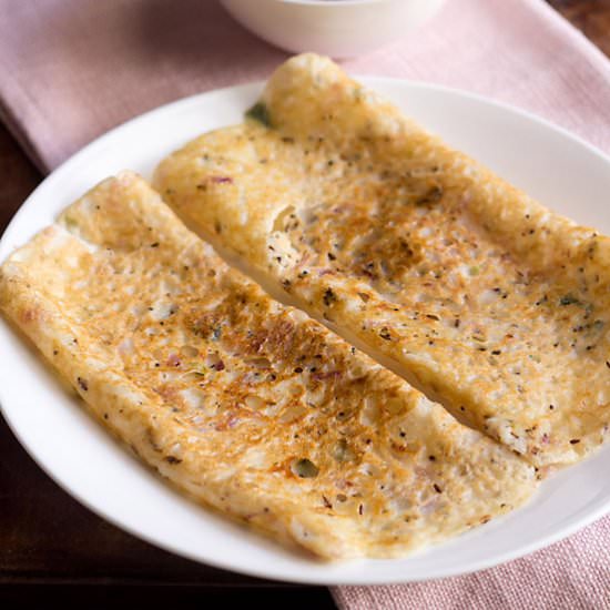 Onion Rava Dosa