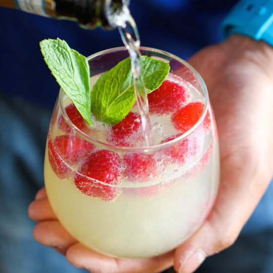 Raspberry Limoncello Prosecco