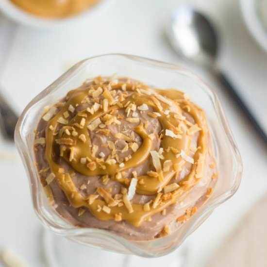 Healthy Almond Joy “Cheesecake”