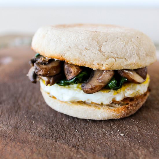 Goat Cheese Breakfast Sandwich