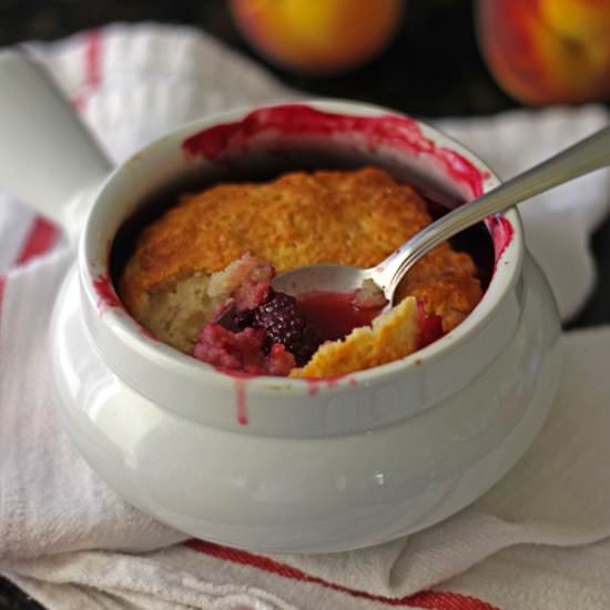 Blackberry Peach Cobbler