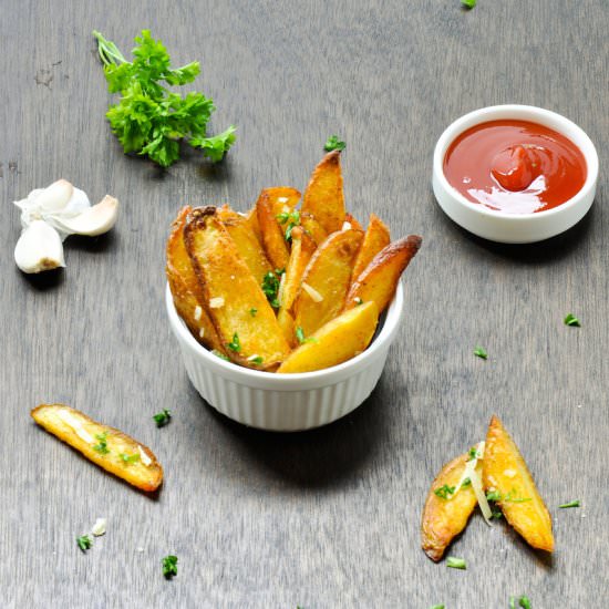 Oven Baked Potato Wedges
