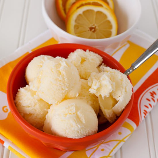 Lemon Orange Ice Cream