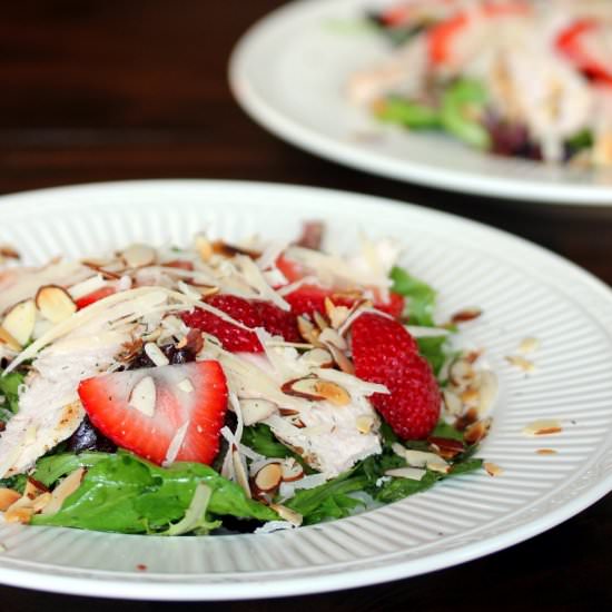 Grilled Chicken Strawberry Salad