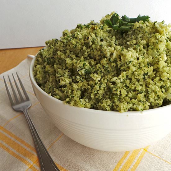 Green Mexican Cauliflower Rice