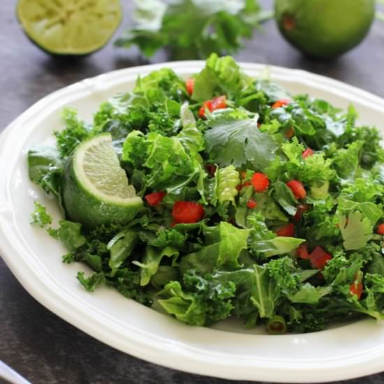 Simple Salad with Lime