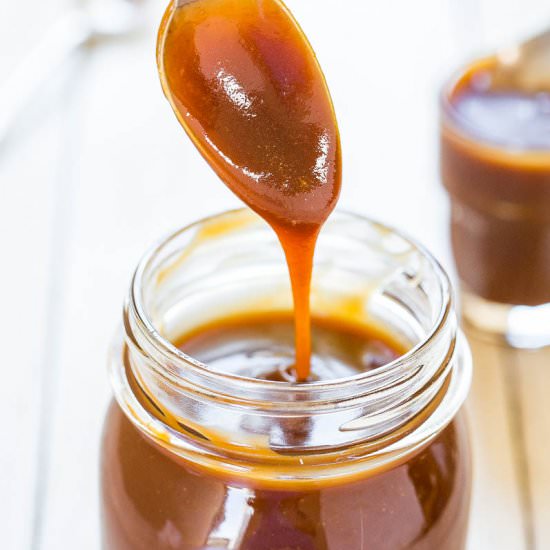 Best & Easiest Salted Caramel Sauce