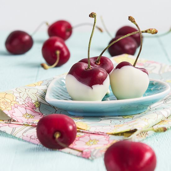 Cherries with White Chocolate