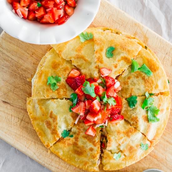Pineapple Chicken Quesadillas