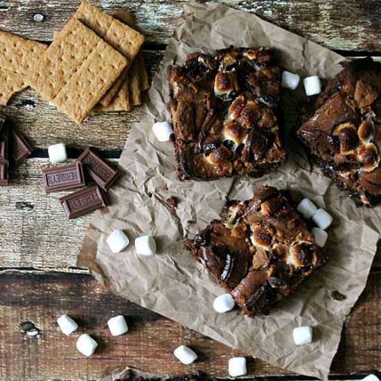 S’moreo Brownies