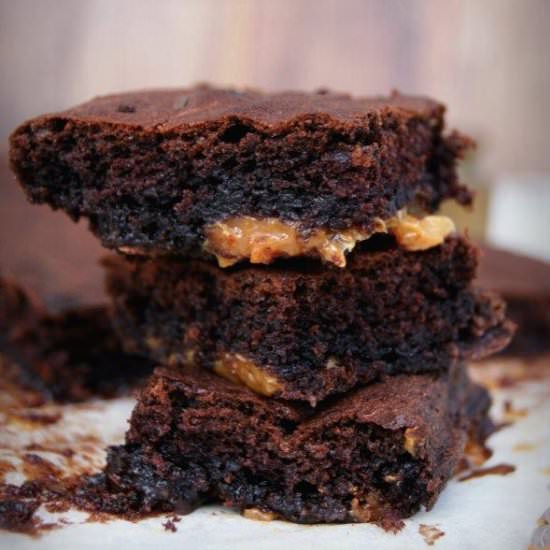Brownie with Caramel