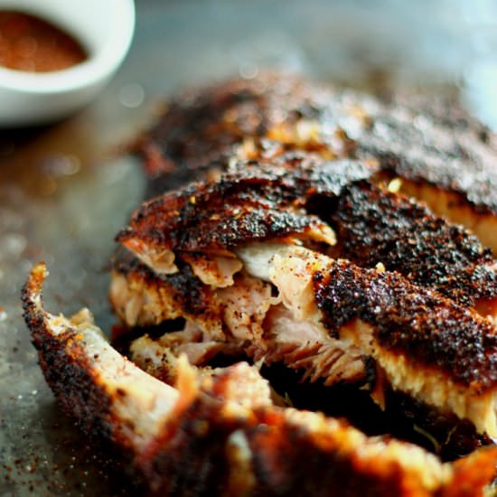 Coffee Chili Dry Rubbed Ribs