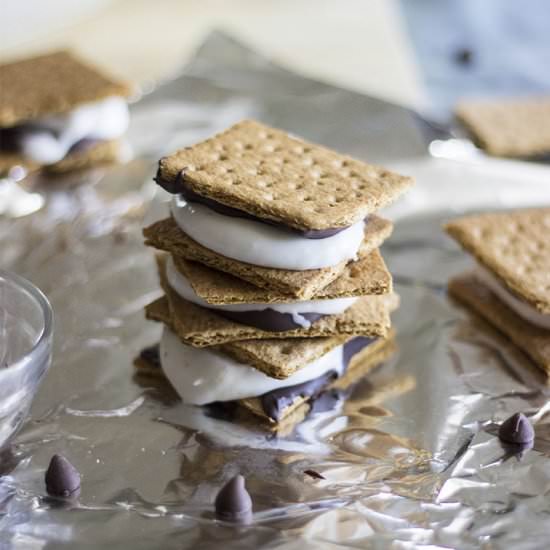 Healthy Frozen S’mores!
