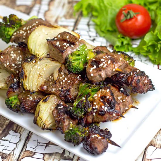 Asian Balsamic Kabobs