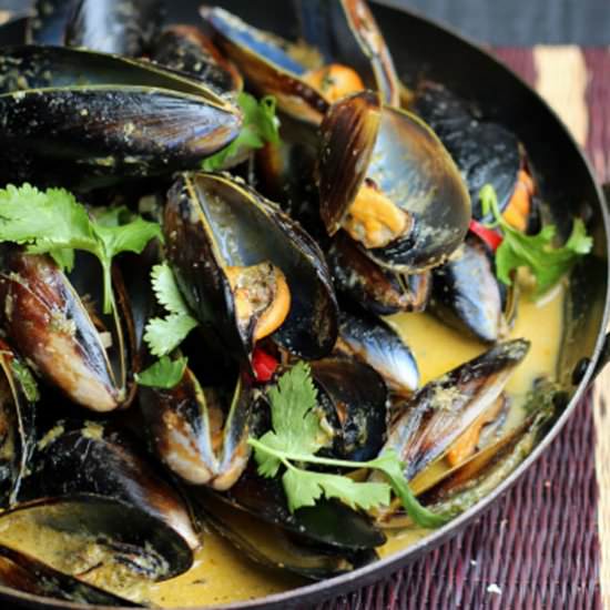 Thai-style mussels