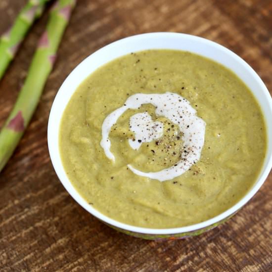 Roasted Asparagus Soup