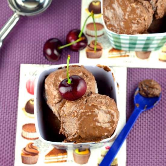 Peanut butter chocolate ice cream