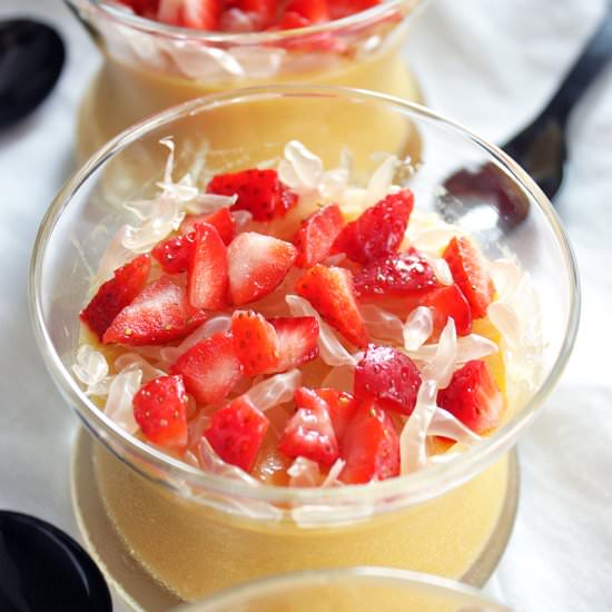 Mango pudding