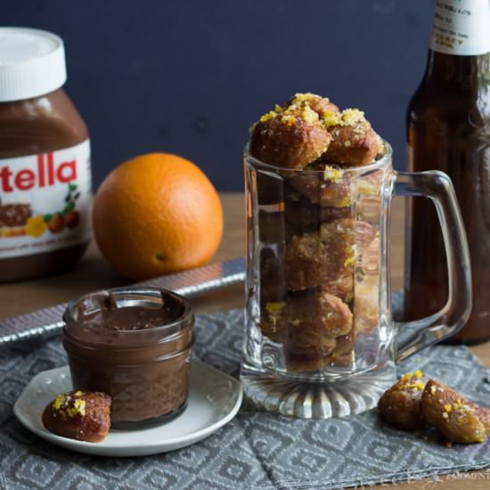 Citrus-y Beer Pretzel Bites