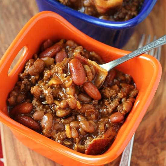 Crock Pot Hickory Smoked Baked Bean