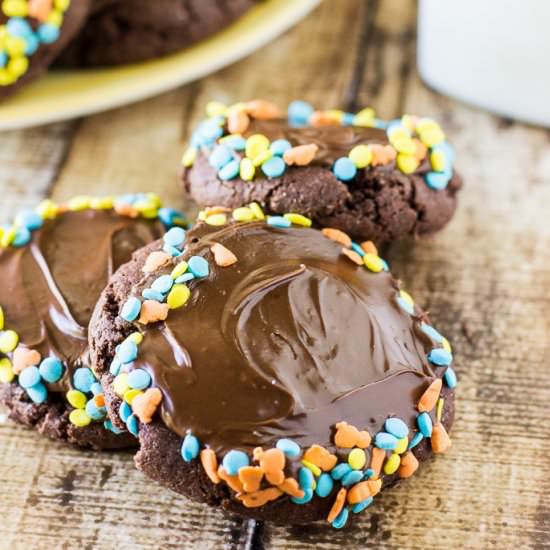 Chocolate Nutella Cookies