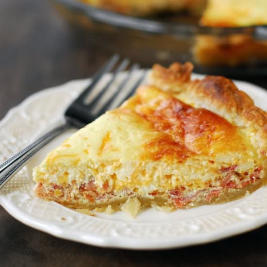 Bacon and Cheese Quiche
