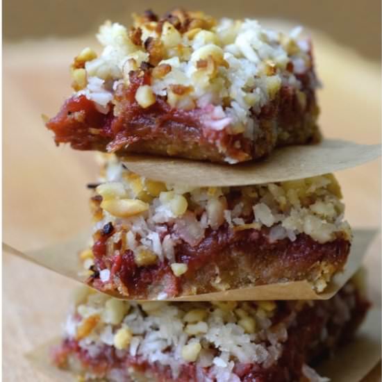 Strawberry and Rhubarb Bars