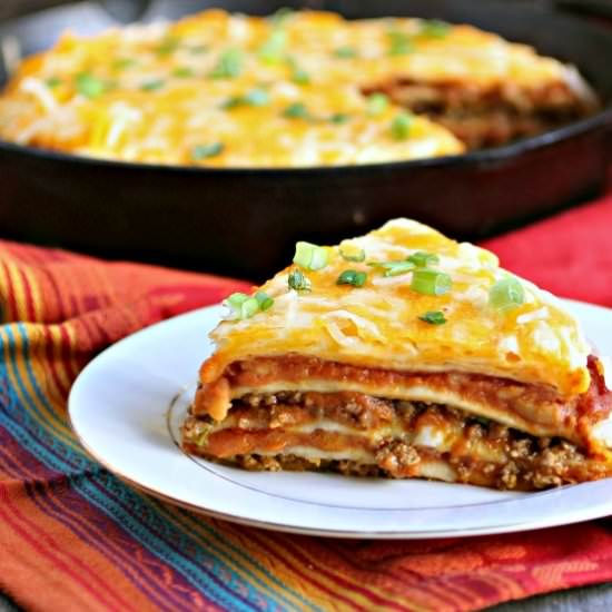 Mexican Tortilla Pie
