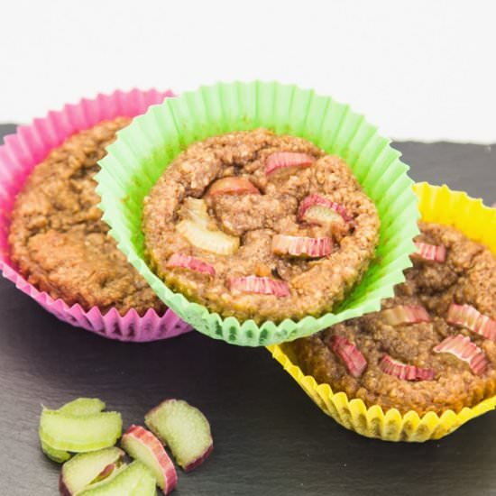 Rhubarb Banan Muffins