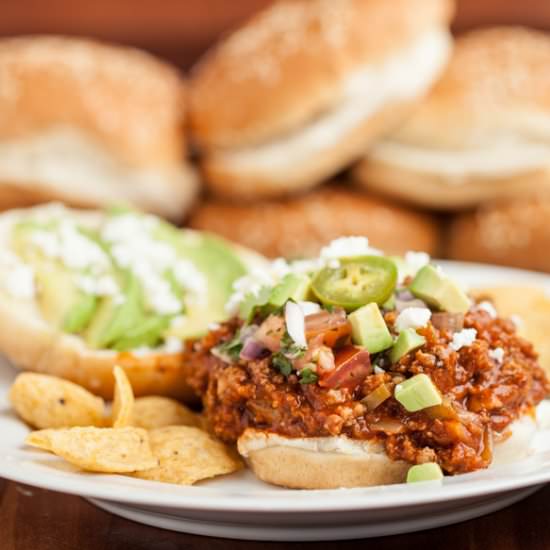 Tex Mex Sloppy Joes
