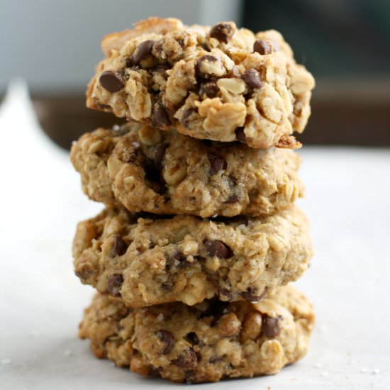 Chocolate Chip Oatmeal Cookies