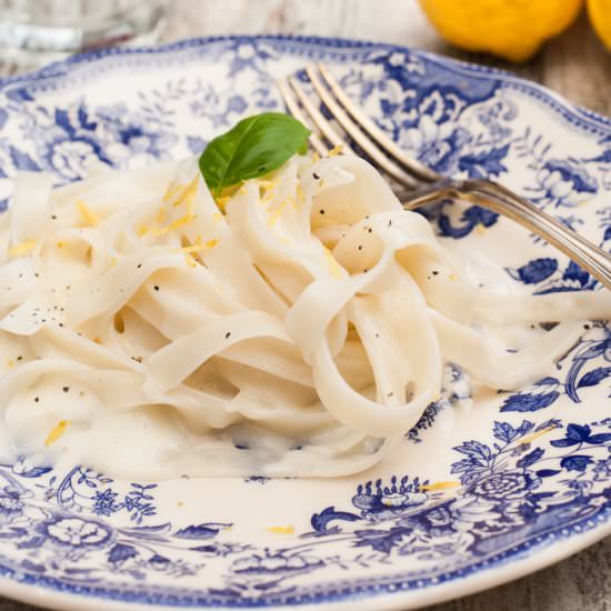 Tagliatelle with Lemon