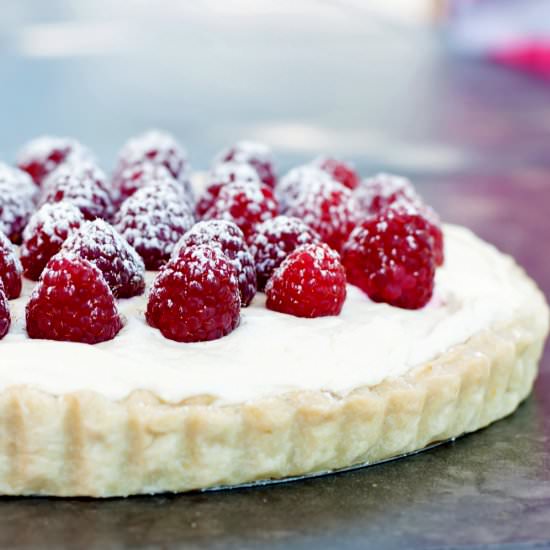 Raspberry & Lemon Cream Tart