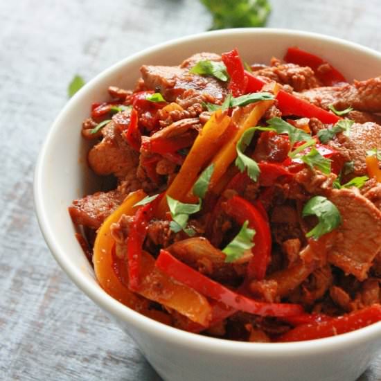 Spicy Chicken and Bell Pepper