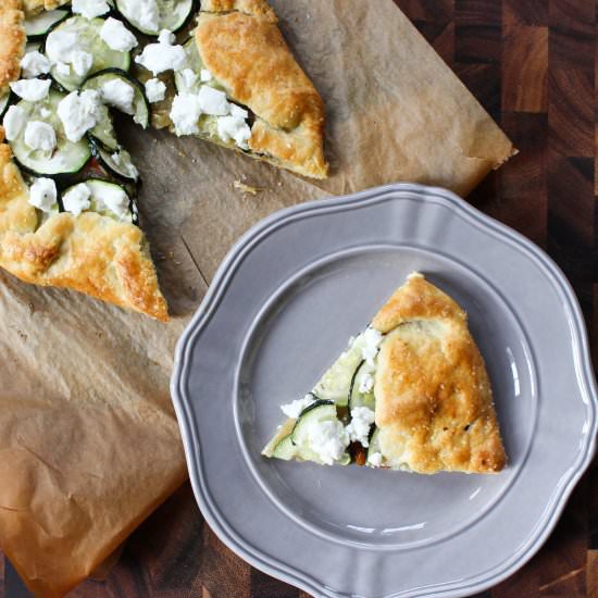 Roasted Veggie Crostada