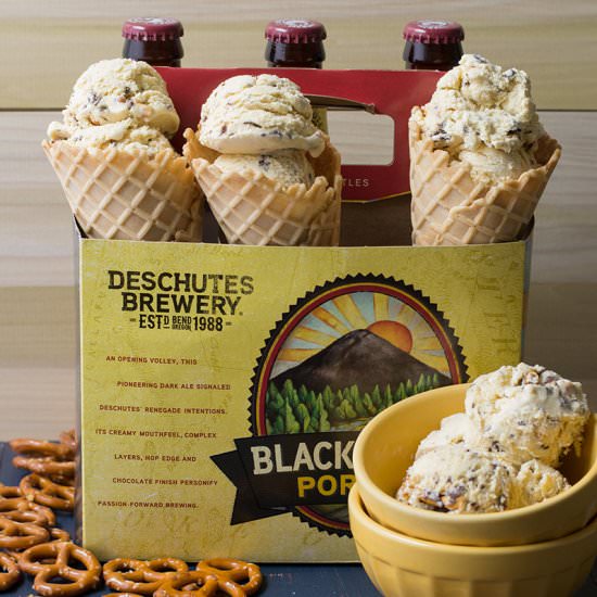 Beer & Pretzel Ice Cream