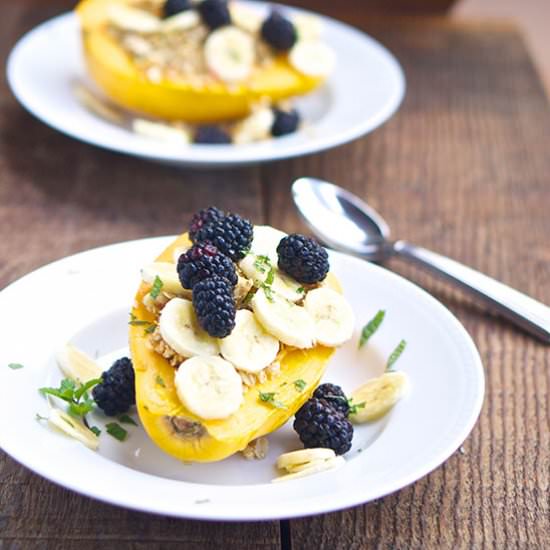 Papaya Mint Granola Bowl