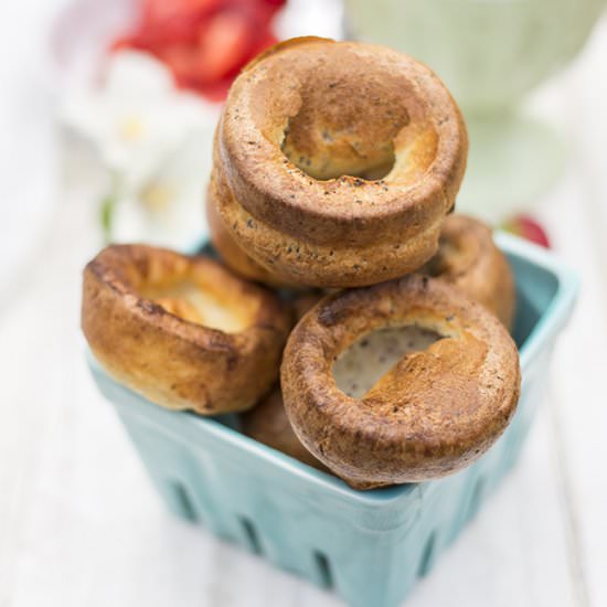 Strawberry Popovers